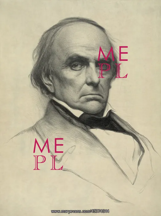 : Daniel Webster, late 19th century lithograph : Daniel Webster, late 19th century lithograph