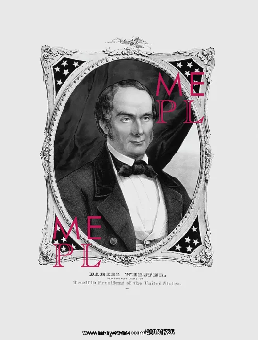 : Daniel Webster lithograph portrait, 1847 : Daniel Webster lithograph portrait, 1847