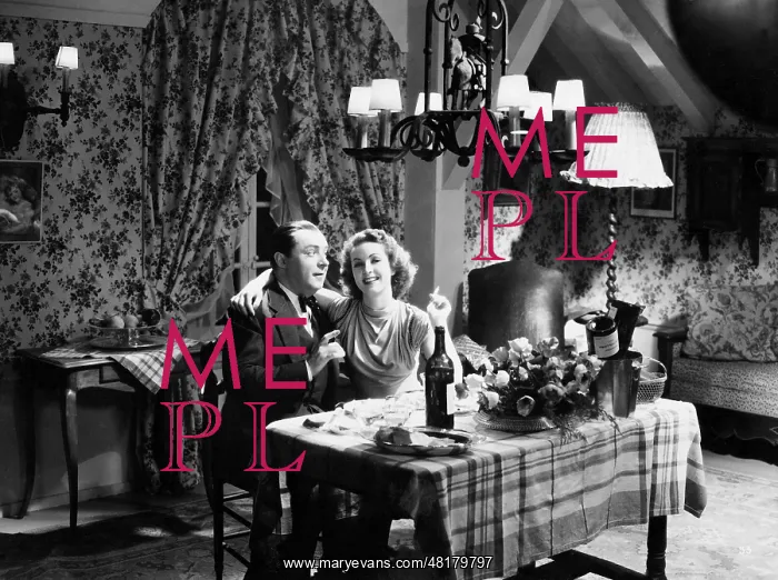 : Danielle Darrieux and Robert Arnoux in Darf ein Mann so dum : Danielle Darrieux and Robert Arnoux in Darf ein Mann so dum