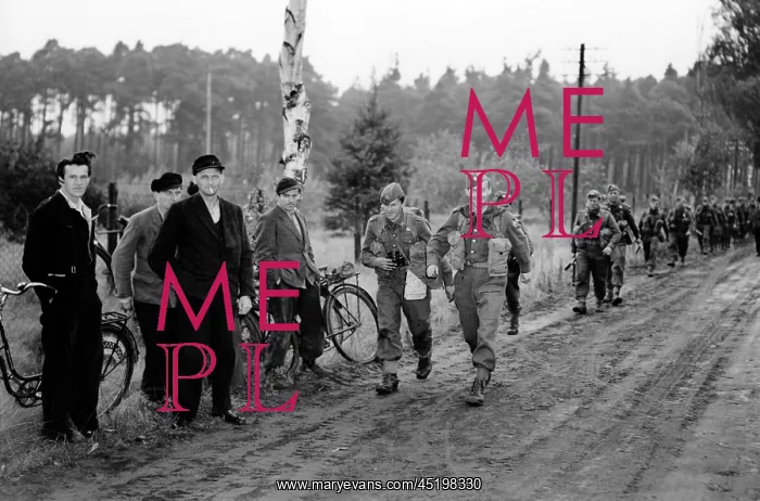 : Danish infantry at fall maneuver of allied : Danish infantry at fall maneuver of allied
