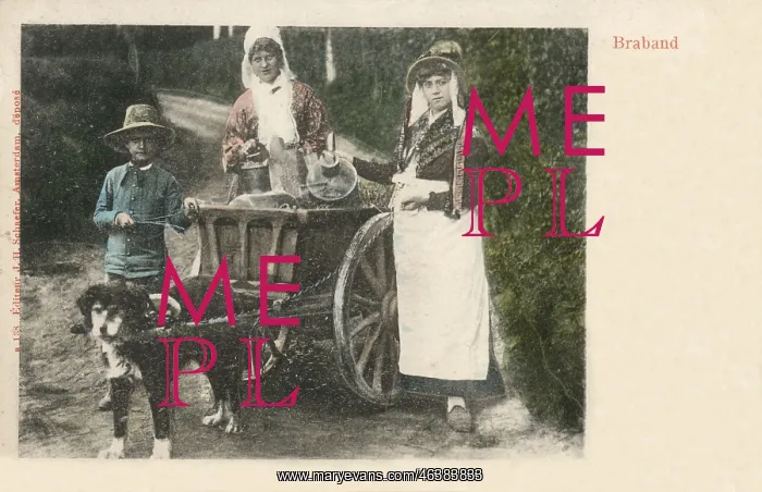  : Danish Milkmaids with their dog cart