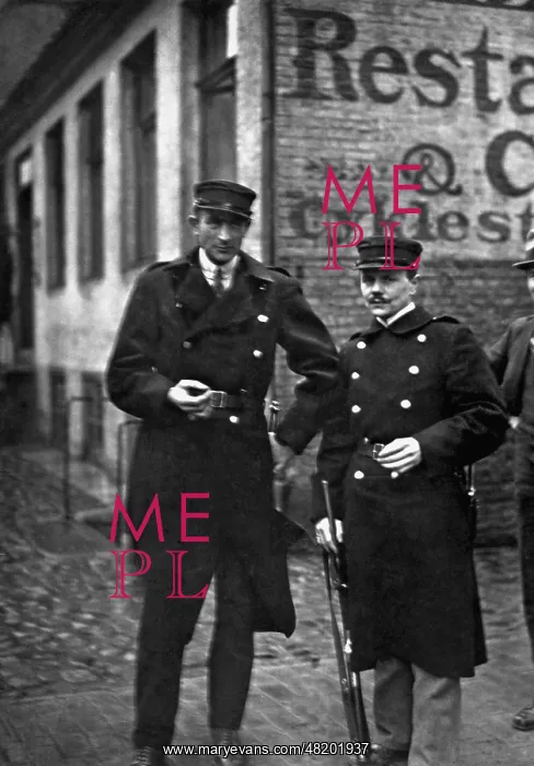 : Danish police of the occupational forces in Hadersleben, 192 : Danish police of the occupational forces in Hadersleben, 192
