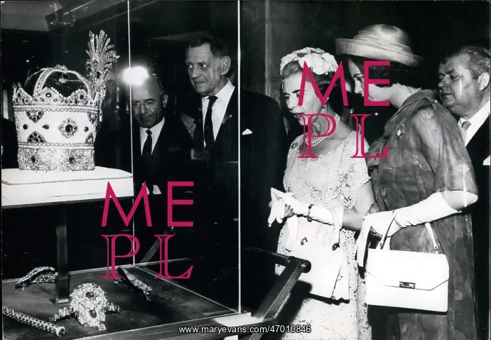 : Danish royals with Shah and Empress of Iran : Danish royals with Shah and Empress of Iran