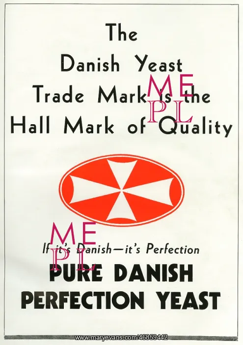 : Danish Yeast Trade Mark poster : Danish Yeast Trade Mark poster