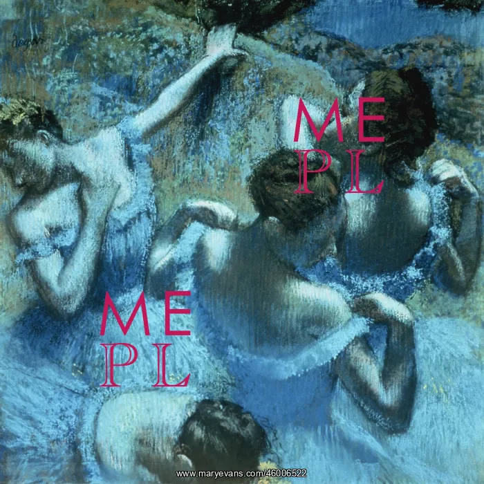 : Danseuses en Bleu (Blue Dancers), by Degas : Danseuses en Bleu (Blue Dancers), by Degas
