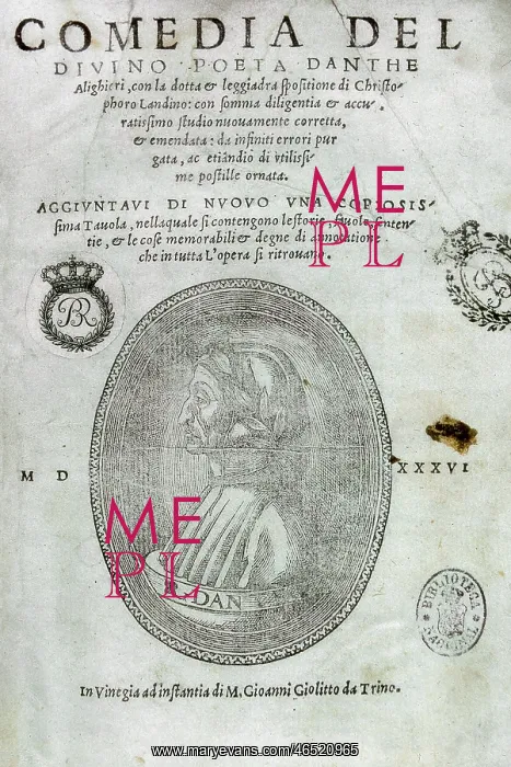 : DANTE ALIGHIERI (1265-1321) : DANTE ALIGHIERI (1265-1321)
