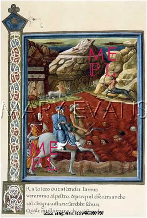 : Dante Divine Comedy: Nessus the centaur : Dante Divine Comedy: Nessus the centaur