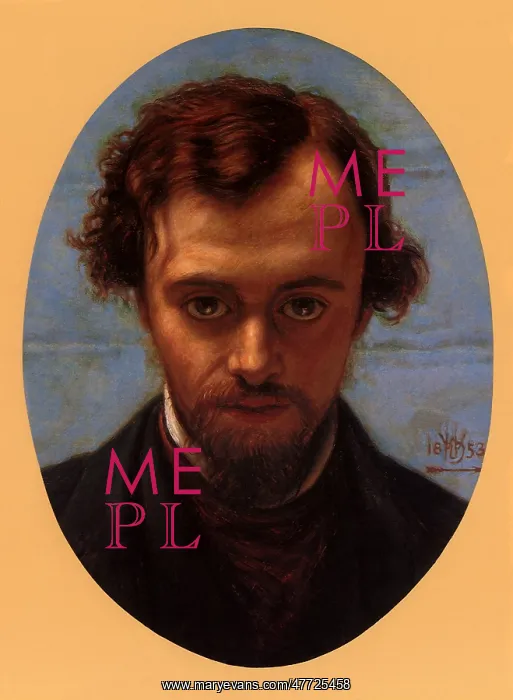 : Dante Gabriel Rossetti, by Holman Hunt : Dante Gabriel Rossetti, by Holman Hunt