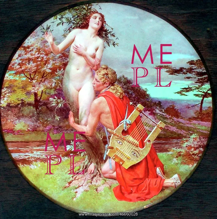 : Daphne and Apollo by Fortunino Matania : Daphne and Apollo by Fortunino Matania