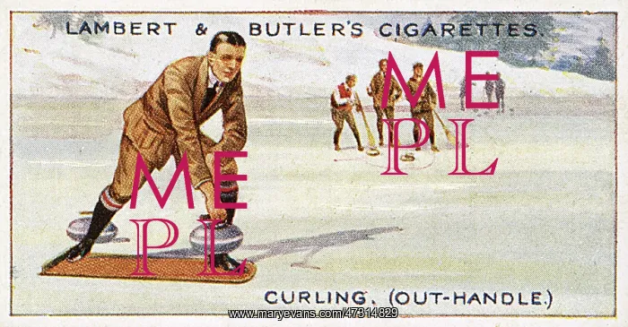 : Dapper Chap Curling 1914 : Dapper Chap Curling 1914