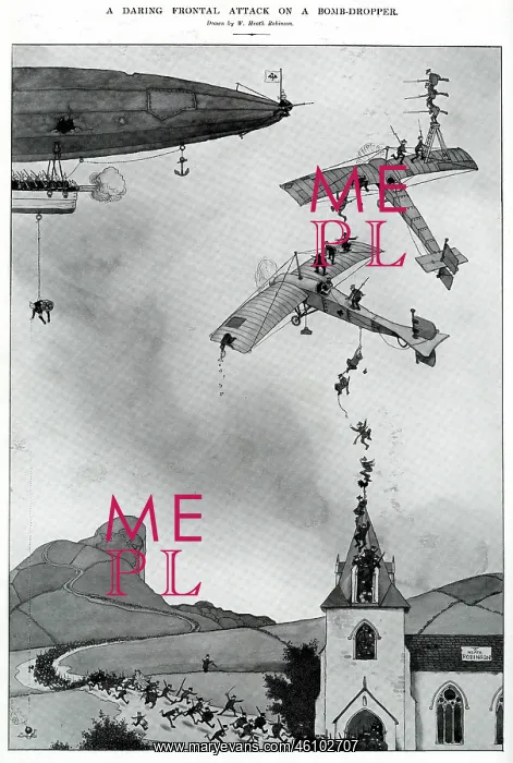 : A Daring Frontal Attack on a Bomb Dropper, WW1 : A Daring Frontal Attack on a Bomb Dropper, WW1