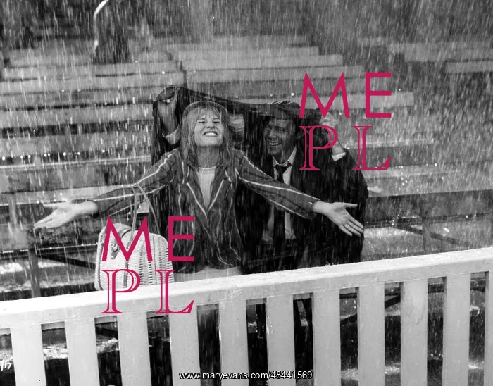 : DARLING JULIE CHRISTIE AND DIRK BOGARDE RAIN A JOSEPH JANNI PRODUCTION : DARLING JULIE CHRISTIE AND DIRK BOGARDE RAIN A JOSEPH JANNI PRODUCTION