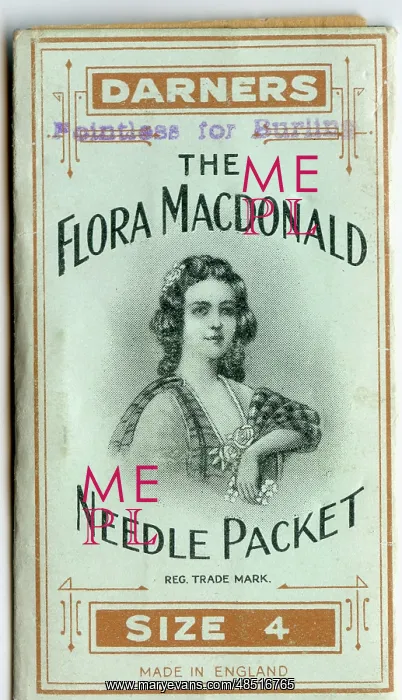  : Darners, The Flora MacDonald Needle Packet