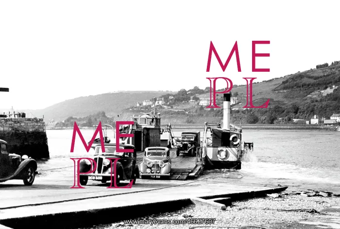  : Dartmouth, the Floating Bridge c1955