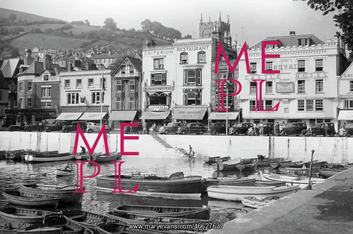  : Dartmouth, the Quay and Harbour c1955