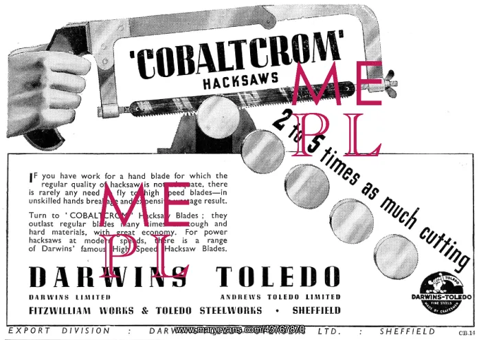  : Darwins Cobaltcrom Hacksaws