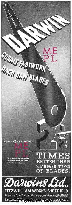 : Darwins Steel Hacksaw Blades : Darwins Steel Hacksaw Blades