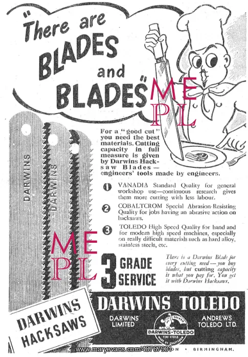 : Darwins Toledo Cutting Tools Hacksaw Blades : Darwins Toledo Cutting Tools Hacksaw Blades