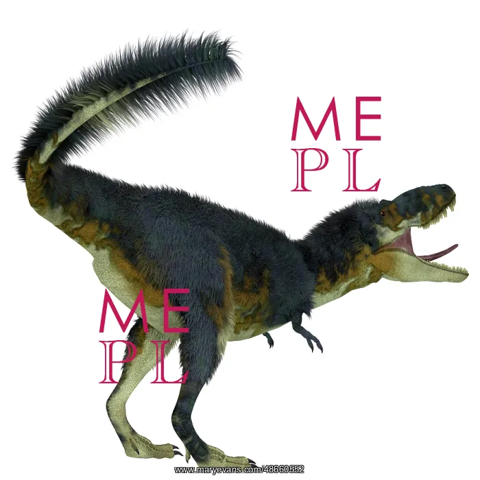 : Daspletosaurus dinosaur, side profile : Daspletosaurus dinosaur, side profile