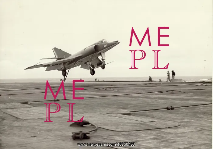: Dassault Etendard IVM during tests aboard Clemenceau 1960 : Dassault Etendard IVM during tests aboard Clemenceau 1960