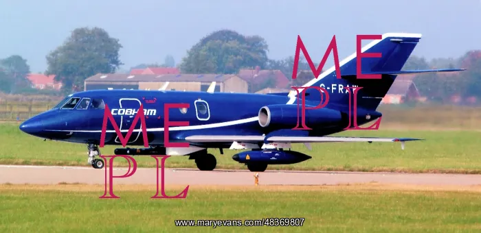 : Dassault Falcon 20ECM G-FRAW : Dassault Falcon 20ECM G-FRAW