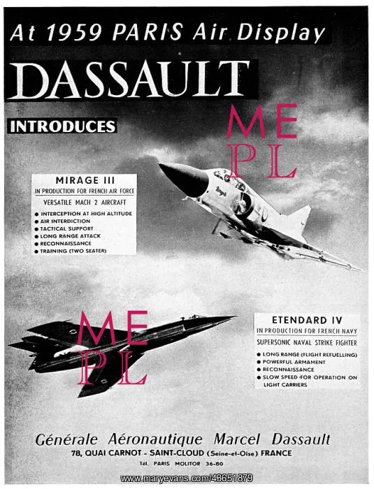 : Dassault Mirage III - Dassault Etendard IV : Dassault Mirage III - Dassault Etendard IV