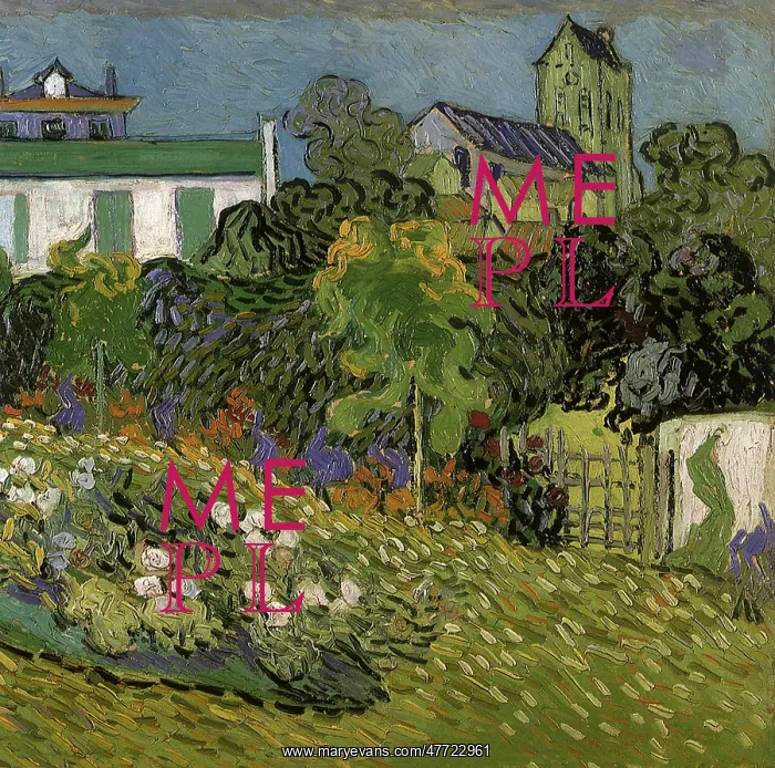 : Daubigny's Garden, by Van Gogh : Daubigny's Garden, by Van Gogh