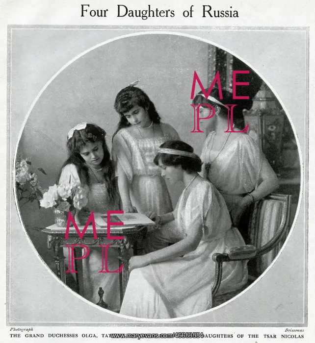  : Four daughters of Tsar Nicolas II