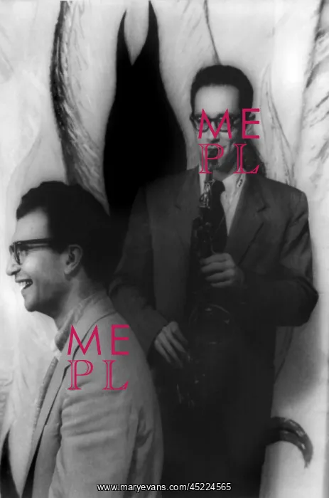 : Dave Brubeck, and Paul Desmond with saxophone, ? : Dave Brubeck, and Paul Desmond with saxophone, ?