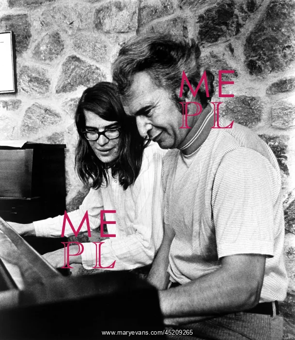 : Dave Brubeck and son Chris playing piano, ? : Dave Brubeck and son Chris playing piano, ?