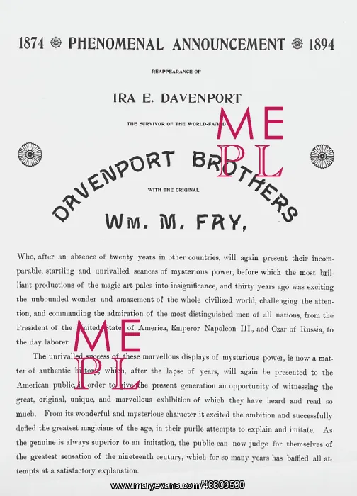 : DAVENPORT POSTER 2 : DAVENPORT POSTER 2