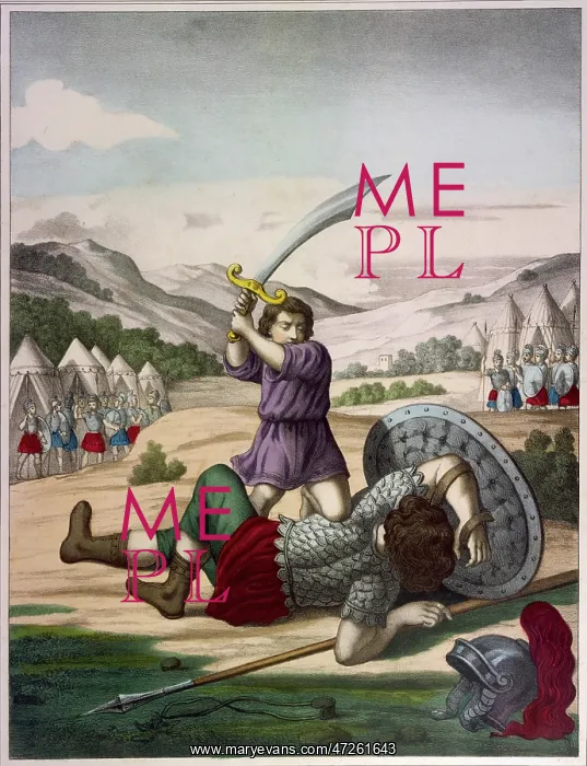 : DAVID BEHEADS GOLIATH : DAVID BEHEADS GOLIATH