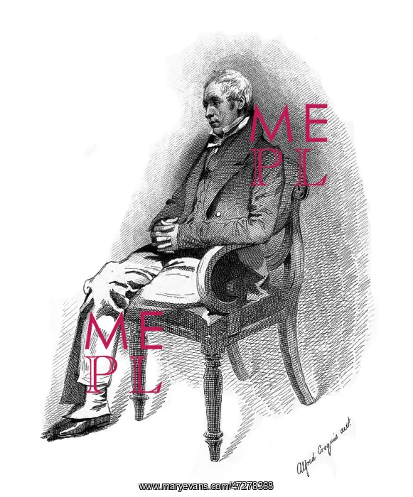 : DAVID BREWSTER SEATED : DAVID BREWSTER SEATED