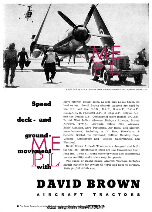 : David Brown Aircraft Movement Tractors : David Brown Aircraft Movement Tractors