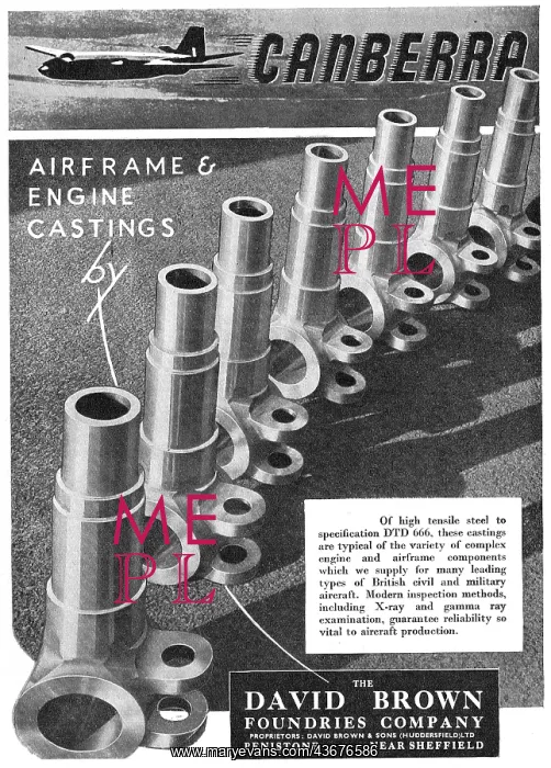 : David Brown Foundries Airframe & Engine Castings : David Brown Foundries Airframe & Engine Castings