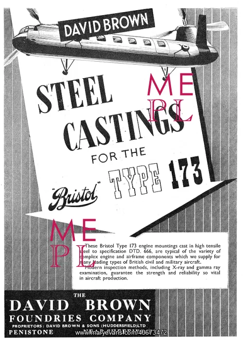 : David Brown Foundries Airframe & Engine Steel Castings : David Brown Foundries Airframe & Engine Steel Castings