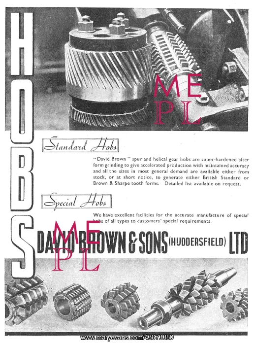 : David Brown Gear Manufacturing : David Brown Gear Manufacturing