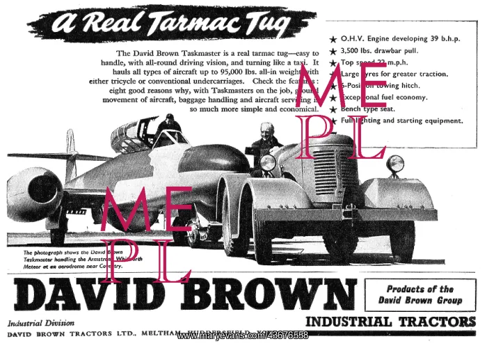 : David Brown Taskmaster Aircraft Tug : David Brown Taskmaster Aircraft Tug