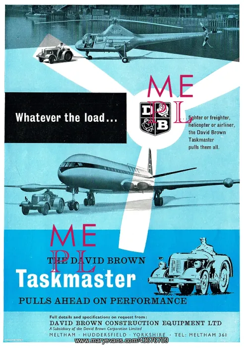 : David Brown Taskmaster Aircraft Tug : David Brown Taskmaster Aircraft Tug