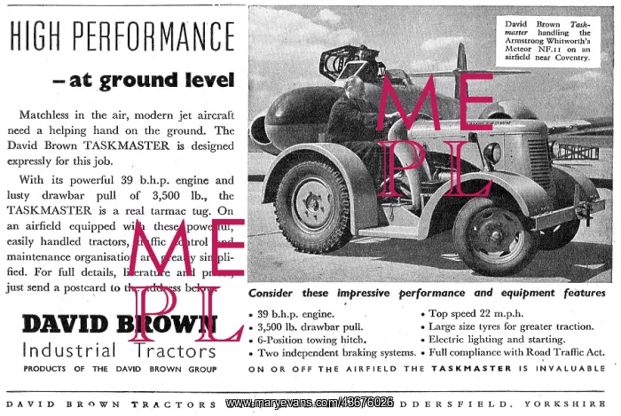 : David Brown Taskmaster Tug / Tractor : David Brown Taskmaster Tug / Tractor