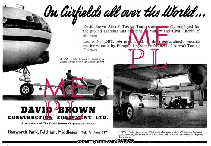 : David Brown Turbo-Taskmaster Aircraft Tug : David Brown Turbo-Taskmaster Aircraft Tug