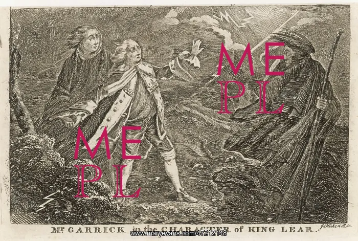 : DAVID GARRICK AS LEAR : DAVID GARRICK AS LEAR