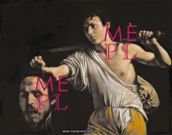 : David with the Head of Goliath, by Caravaggio : David with the Head of Goliath, by Caravaggio