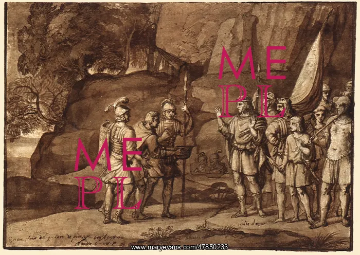  : David and the Heroes, by Claude Lorrain