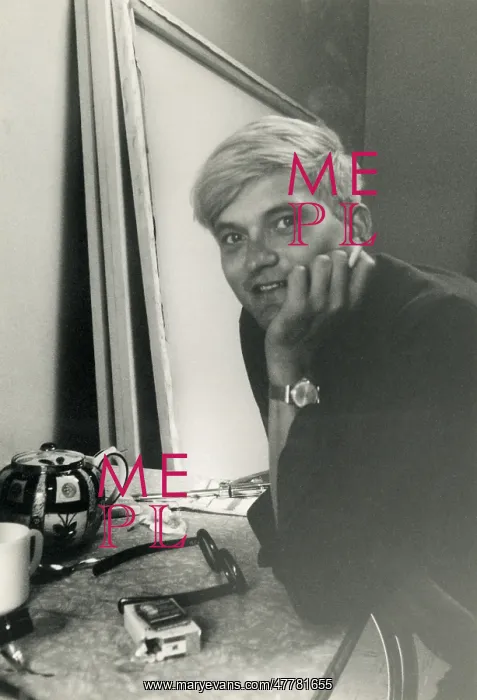 : David Hockney in his Studio, 1966 : David Hockney in his Studio, 1966