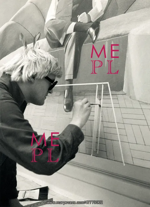 : David Hockney in his Studio, 1969 : David Hockney in his Studio, 1969