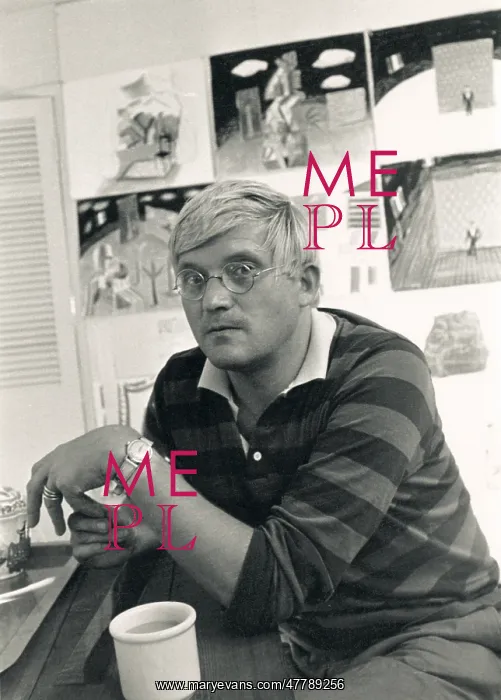 : David Hockney in his Studio, 1979 : David Hockney in his Studio, 1979