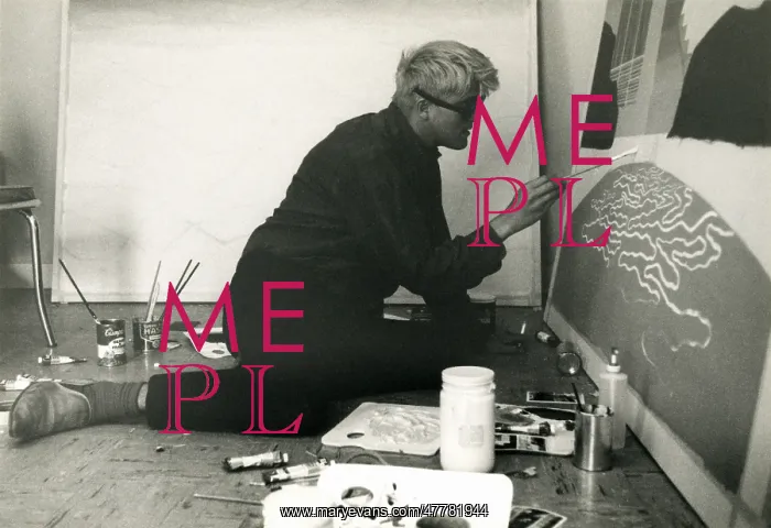 : David Hockney in his Studio : David Hockney in his Studio