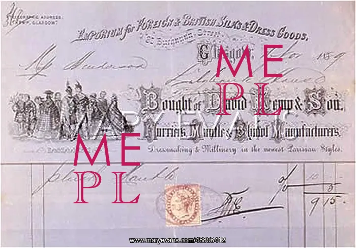: DAVID KEMP BILL 1889 : DAVID KEMP BILL 1889