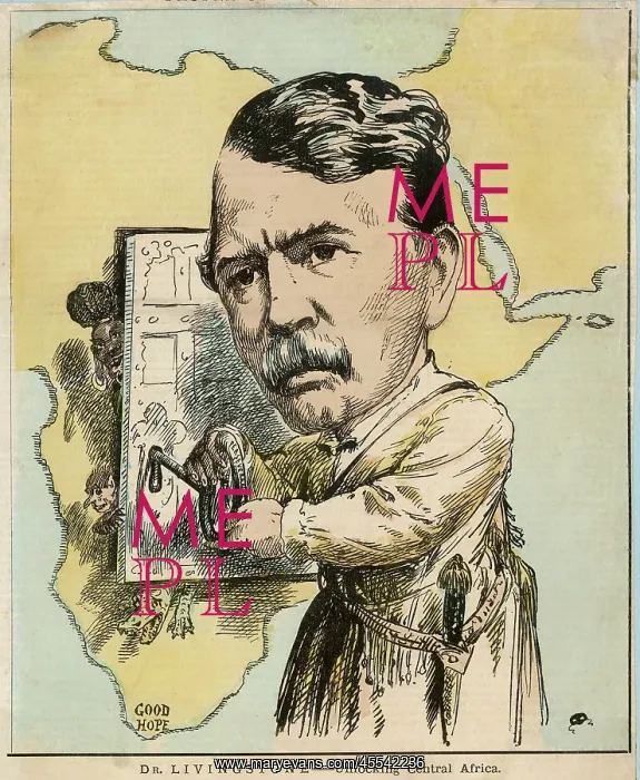 : David Livingstone unlocking Central Africa, caricature : David Livingstone unlocking Central Africa, caricature